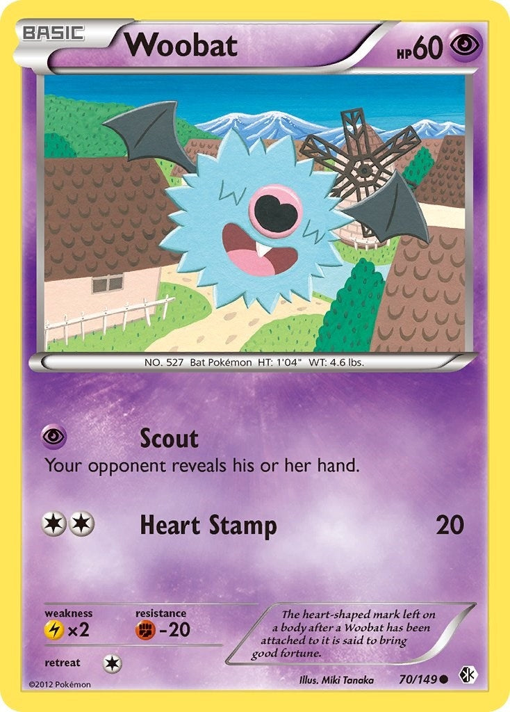 Image for Woobat (70/149) [Boundaries Crossed] - Pokemon
