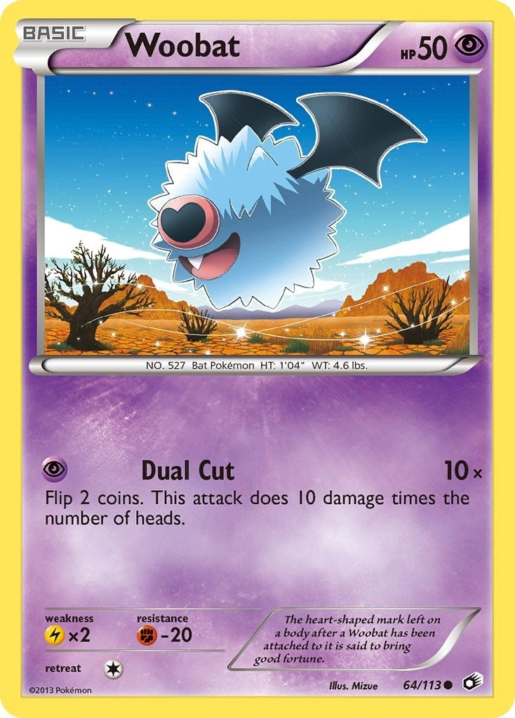 Image for Woobat (64/113) [Legendary Treasures] - Pokemon