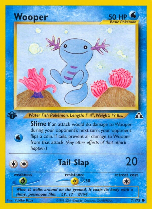 Image for Wooper (71/75) [Neo Discovery] - Pokemon