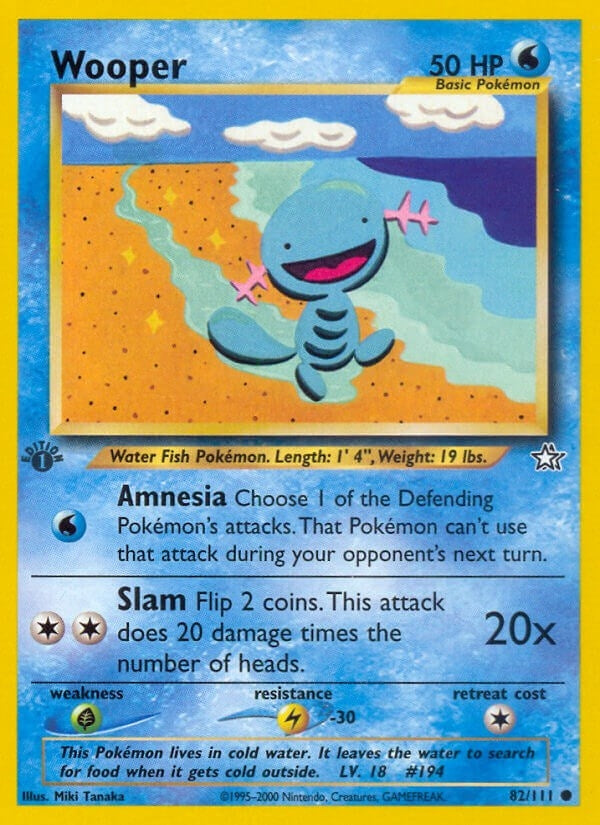 Image for Wooper (082/111) [Neo Genesis] - Pokemon