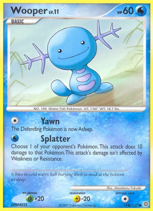 Image for Wooper (118/132) [Secret Wonders] - Pokemon