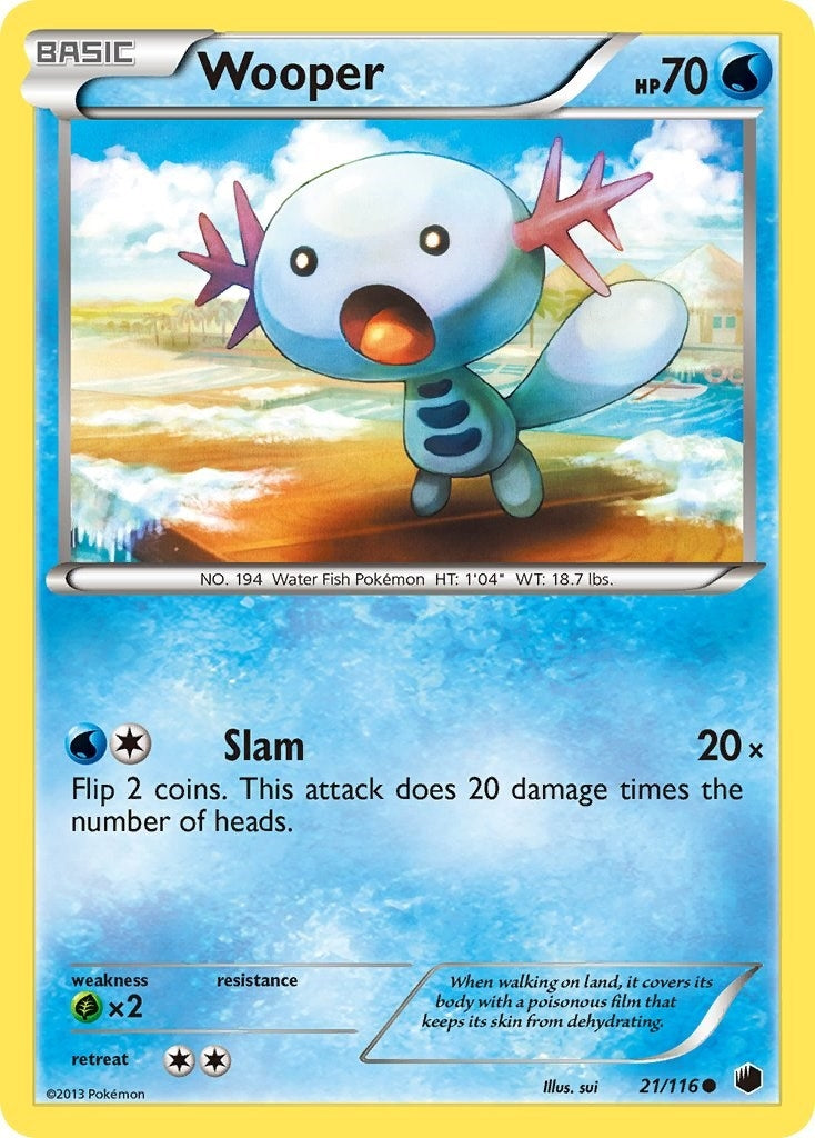 Image for Wooper (21/116) [Plasma Freeze] - Pokemon