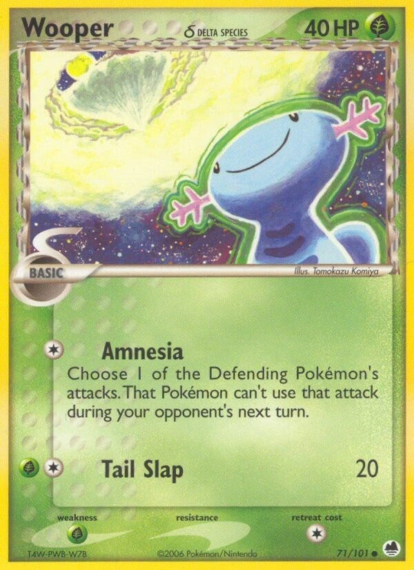 Image for Wooper (Delta Species) (71/101) [Dragon Frontiers] - Pokemon