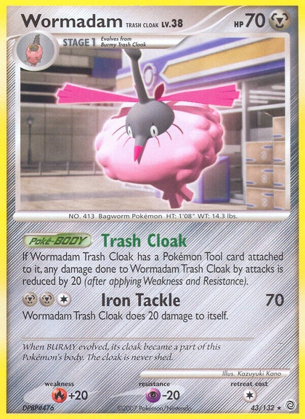 Image for Wormadam Trash Cloak (43/132) [Secret Wonders] - Pokemon