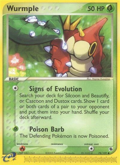 Image for Wurmple (78/109) [Ruby and Sapphire] - Pokemon