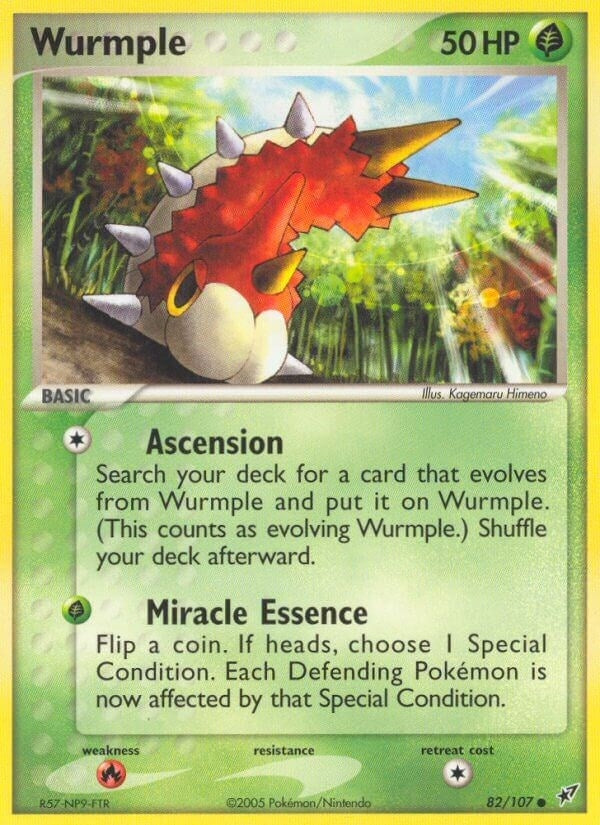Image for Wurmple (82/107) [Deoxys] - Pokemon