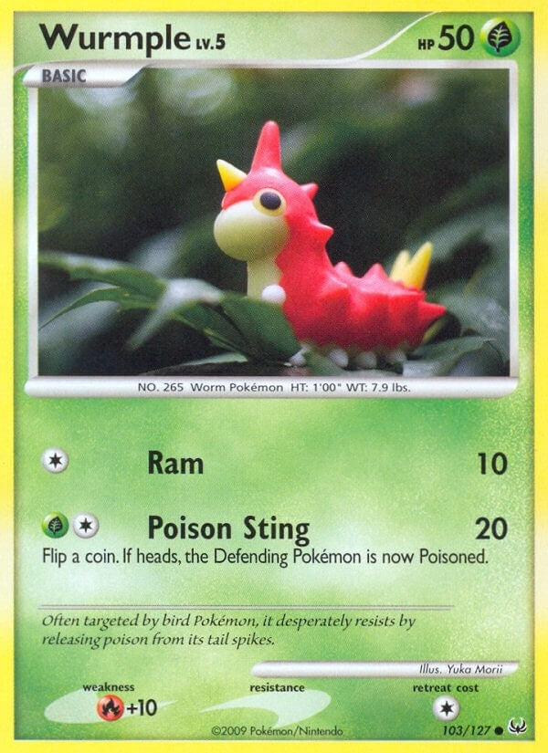 Image for Wurmple (103/127) [Platinum] - Pokemon