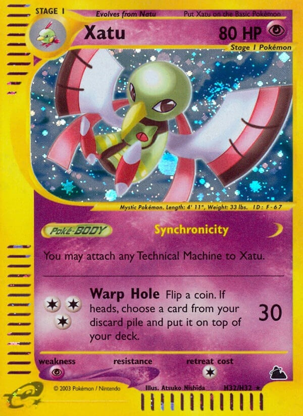 Image for Xatu (H32) (H32/H32) [Skyridge] - Pokemon