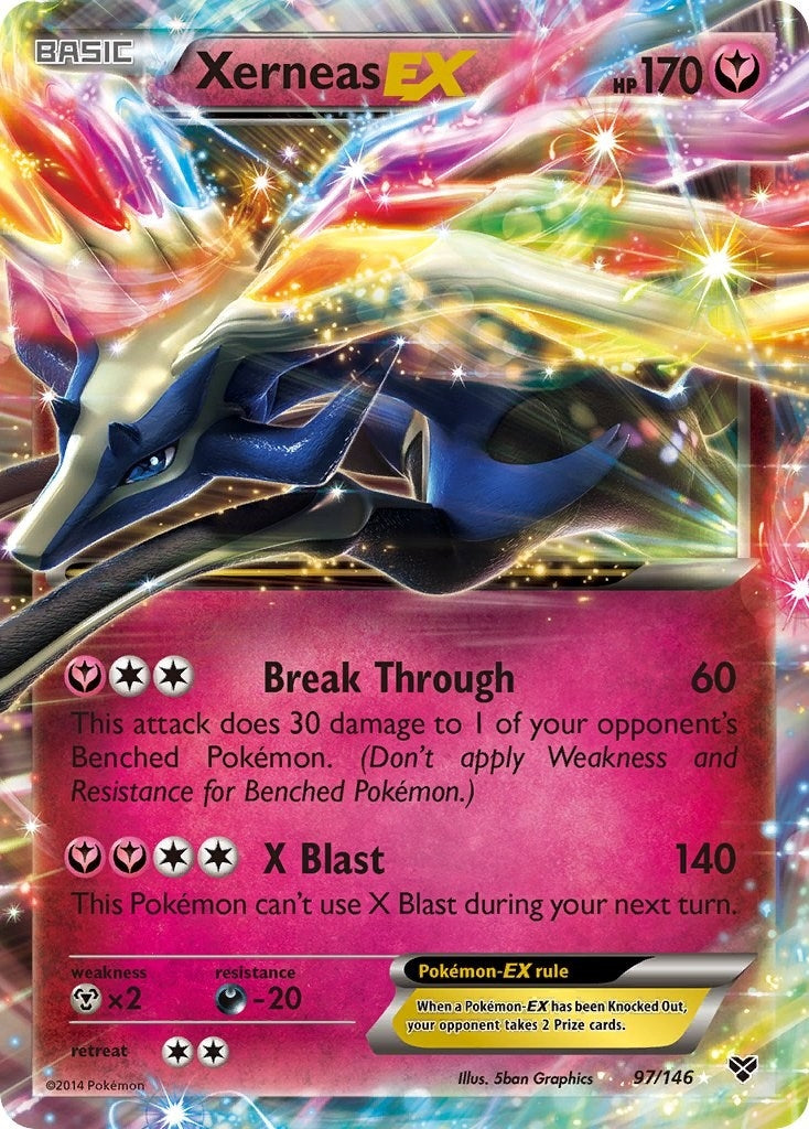 Image for Xerneas EX (97/146) [XY Base Set] - Pokemon