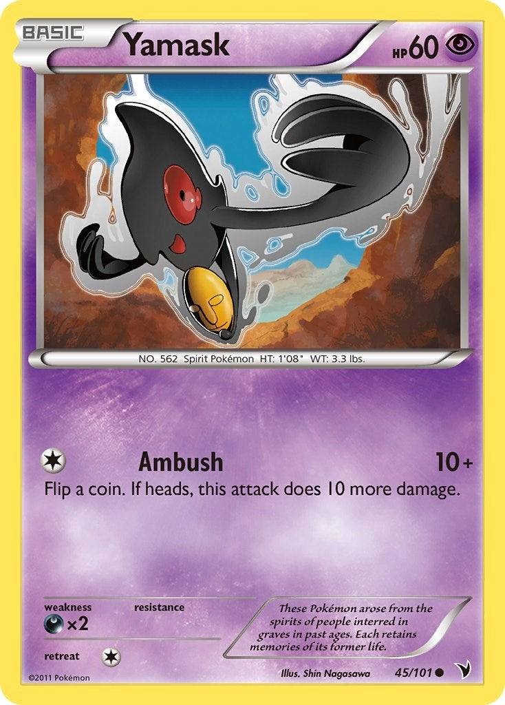 Image for Yamask (45) (45/101) [Noble Victories] - Pokemon