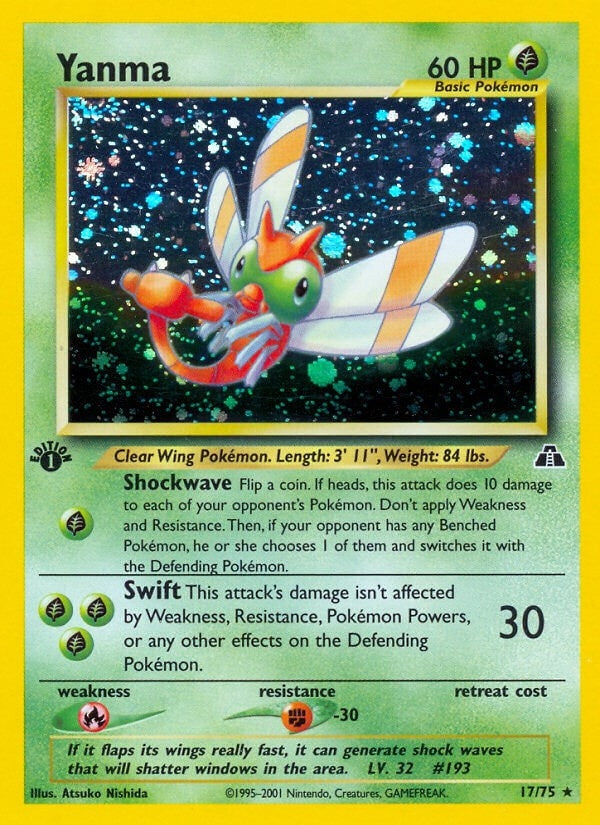 Image for Yanma (17) (17/75) [Neo Discovery] - Pokemon