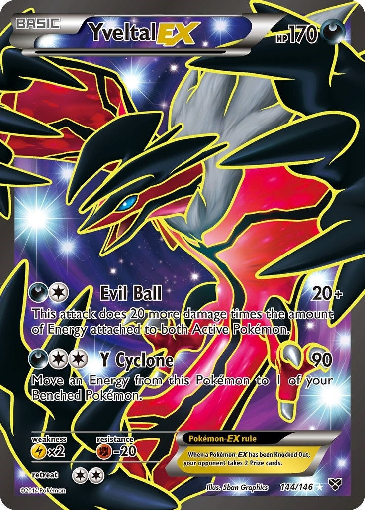 Image for Yveltal EX (144 Full Art) (144/146) [XY Base Set] - Pokemon