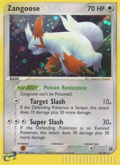 Image for Zangoose (14/100) [Sandstorm] - Pokemon