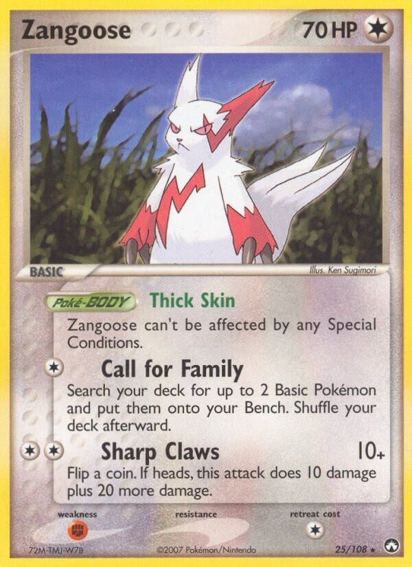 Image for Zangoose (25/108) [Power Keepers] - Pokemon