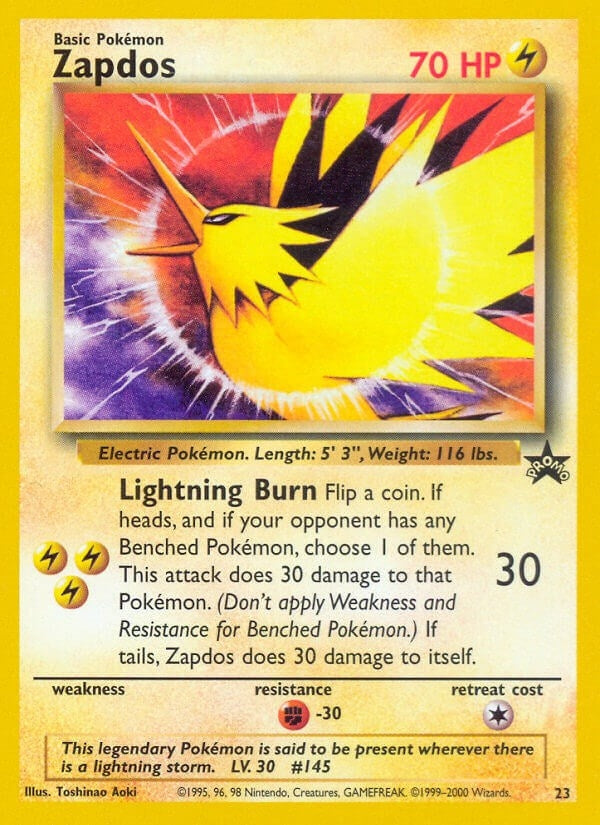 Image for Zapdos (23/53) [WoTC Promo] - Pokemon