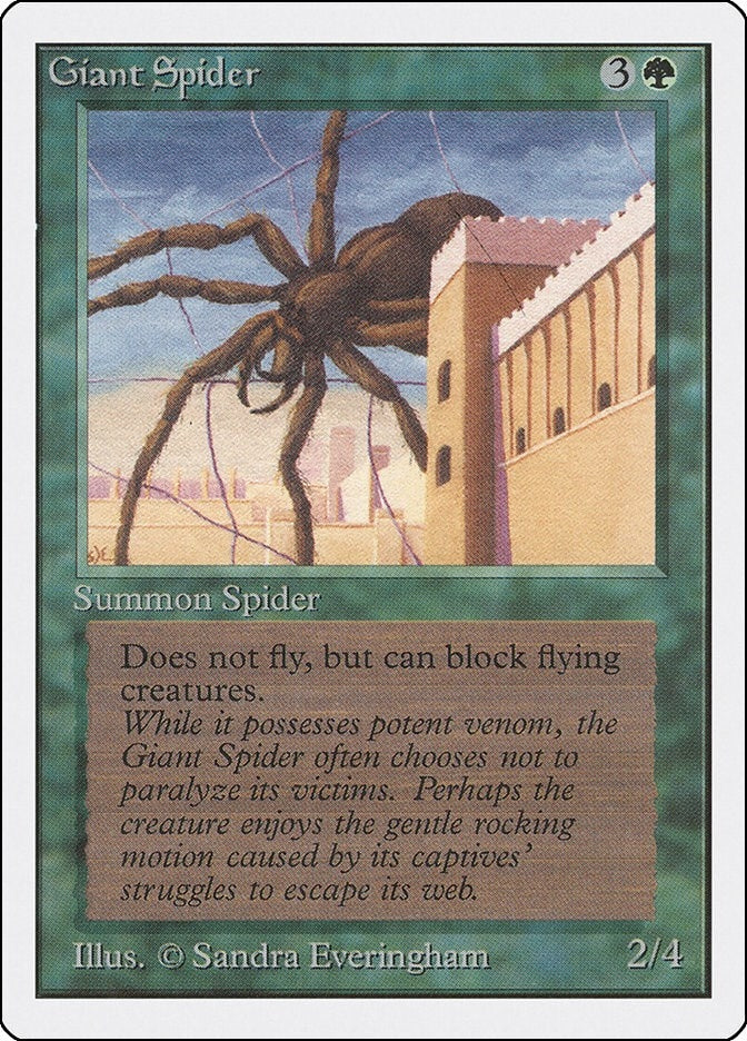 Image for Giant Spider [Unlimited Edition] - Magic: The Gathering