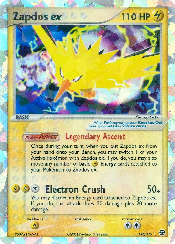 Image for Zapdos ex (116/112) [FireRed & LeafGreen] - Pokemon
