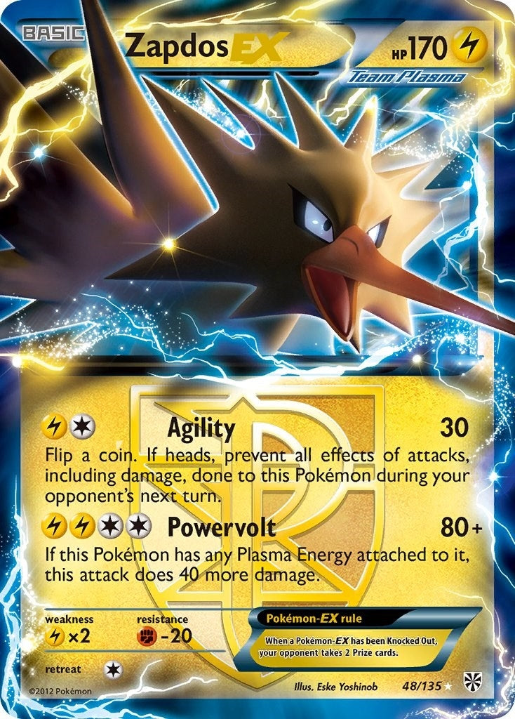 Image for Zapdos EX (Team Plasma) (48/135) [Plasma Storm] - Pokemon