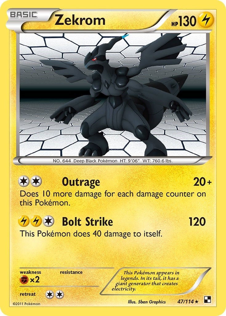 Image for Zekrom (47/114) [Black and White] - Pokemon