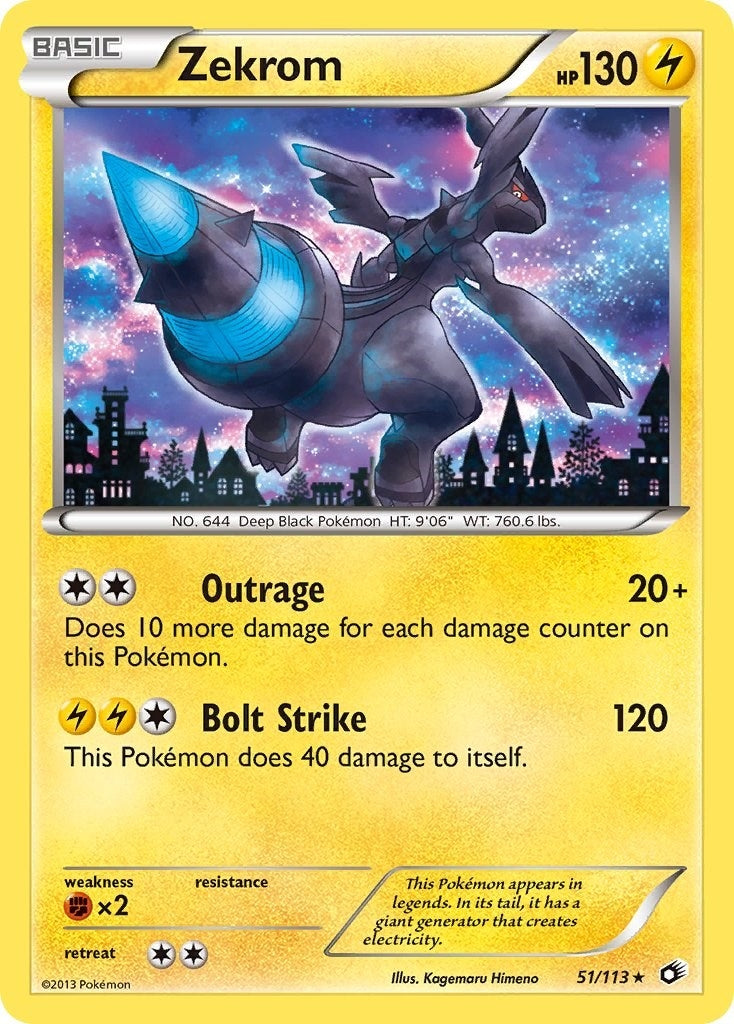 Image for Zekrom (51/113) [Legendary Treasures] - Pokemon