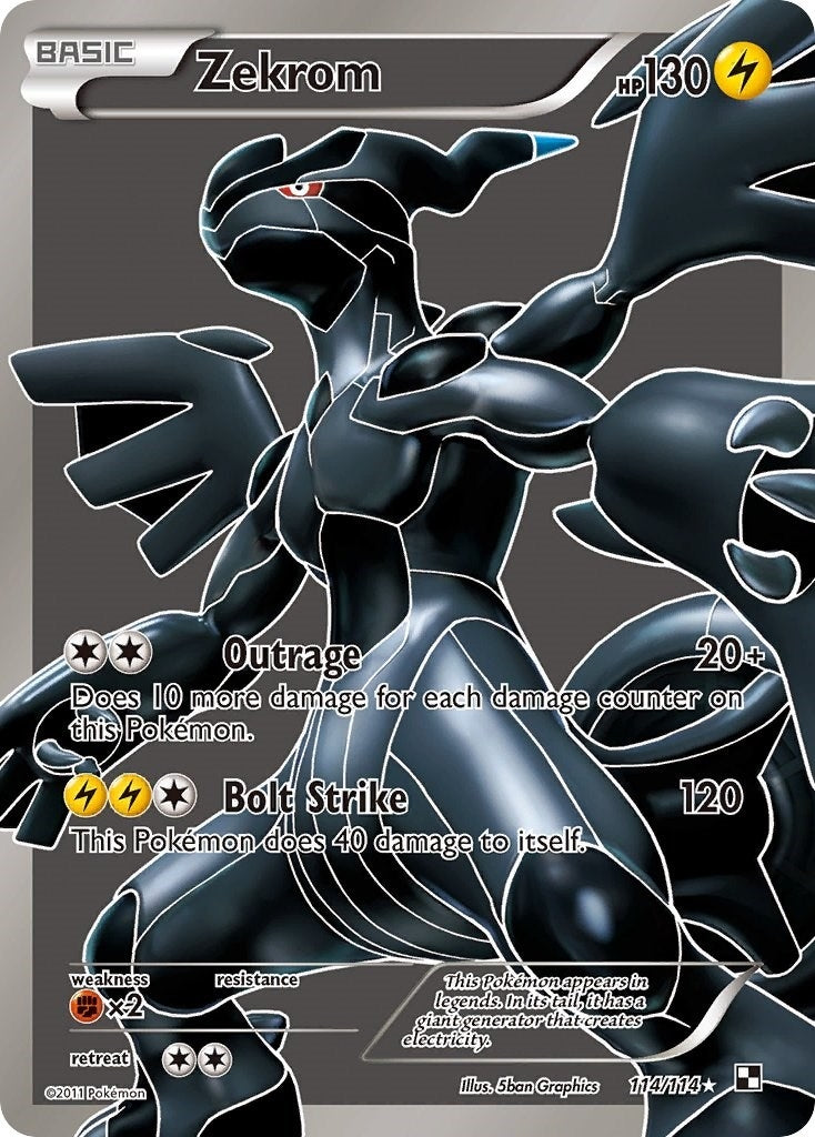 Image for Zekrom (114 Full Art) (114/114) [Black and White] - Pokemon