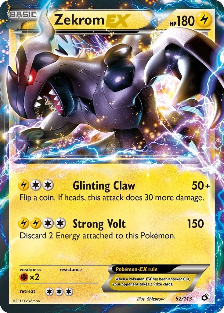 Image for Zekrom EX (52/113) [Legendary Treasures] - Pokemon