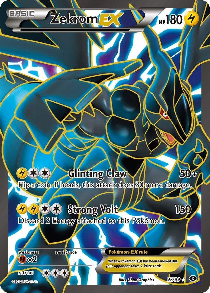 Image for Zekrom EX (97 Full Art) (97/99) [Next Destinies] - Pokemon
