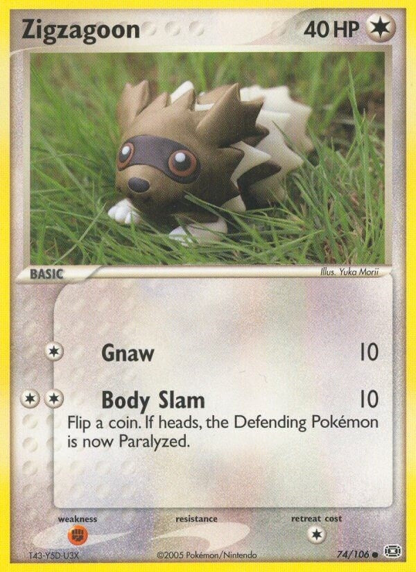 Image for Zigzagoon (74/106) [Emerald] - Pokemon