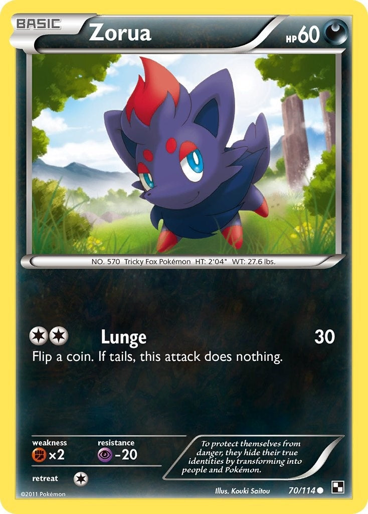 Image for Zorua (70/114) [Black and White] - Pokemon