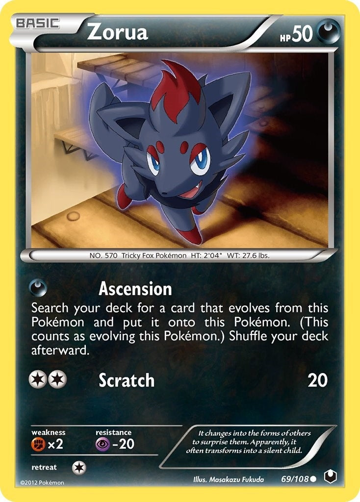 Image for Zorua (69) (69/108) [Dark Explorers] - Pokemon