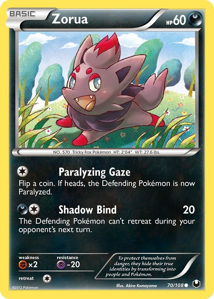 Image for Zorua (70) (70/108) [Dark Explorers] - Pokemon