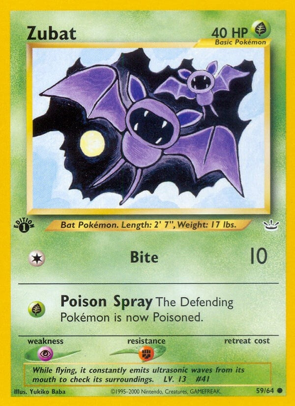 Image for Zubat (59/64) [Neo Revelation] - Pokemon
