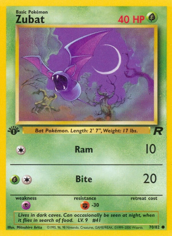 Image for Zubat (70/82) [Team Rocket] - Pokemon