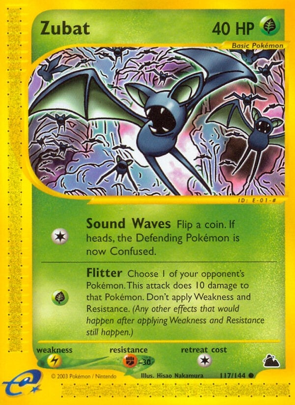 Image for Zubat (117) (117/144) [Skyridge] - Pokemon