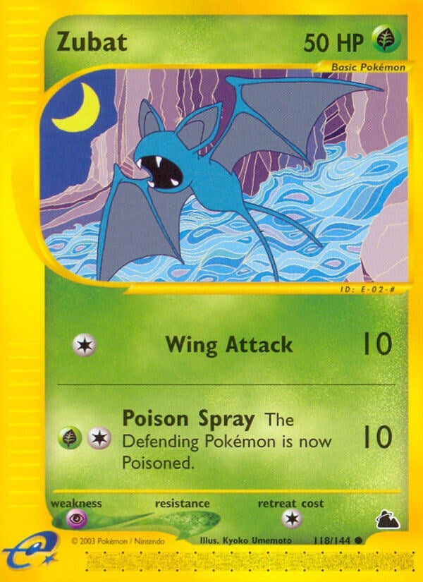 Image for Zubat (118) (118/144) [Skyridge] - Pokemon