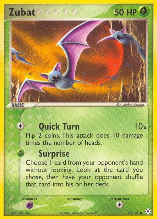 Zubat (83/101) [Hidden Legends]