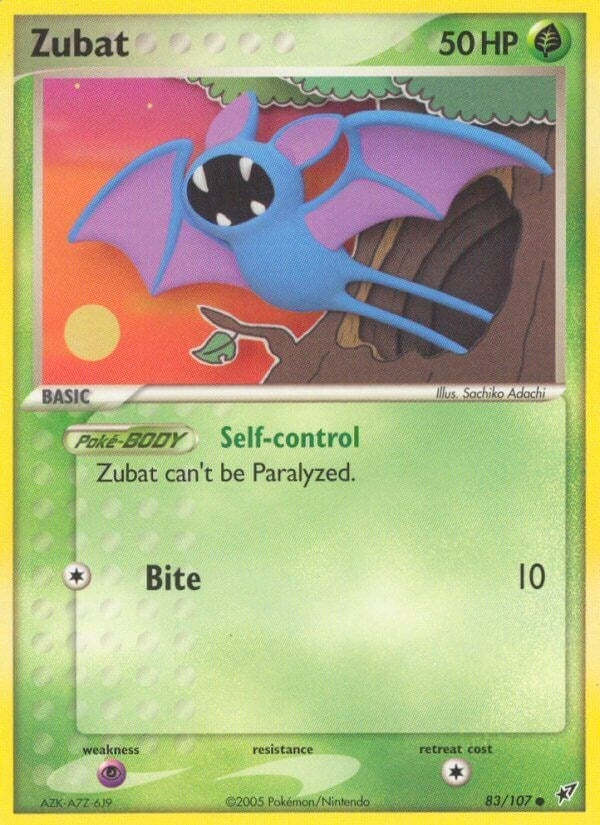 Image for Zubat (83/107) [Deoxys] - Pokemon