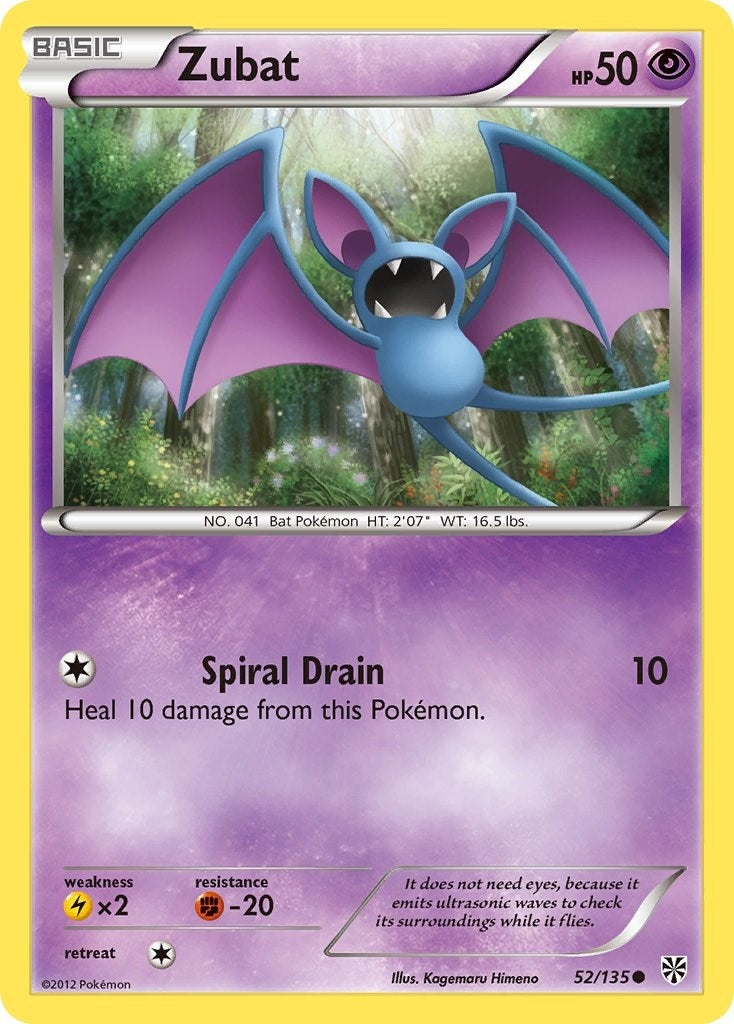 Image for Zubat (52) (52/135) [Plasma Storm] - Pokemon