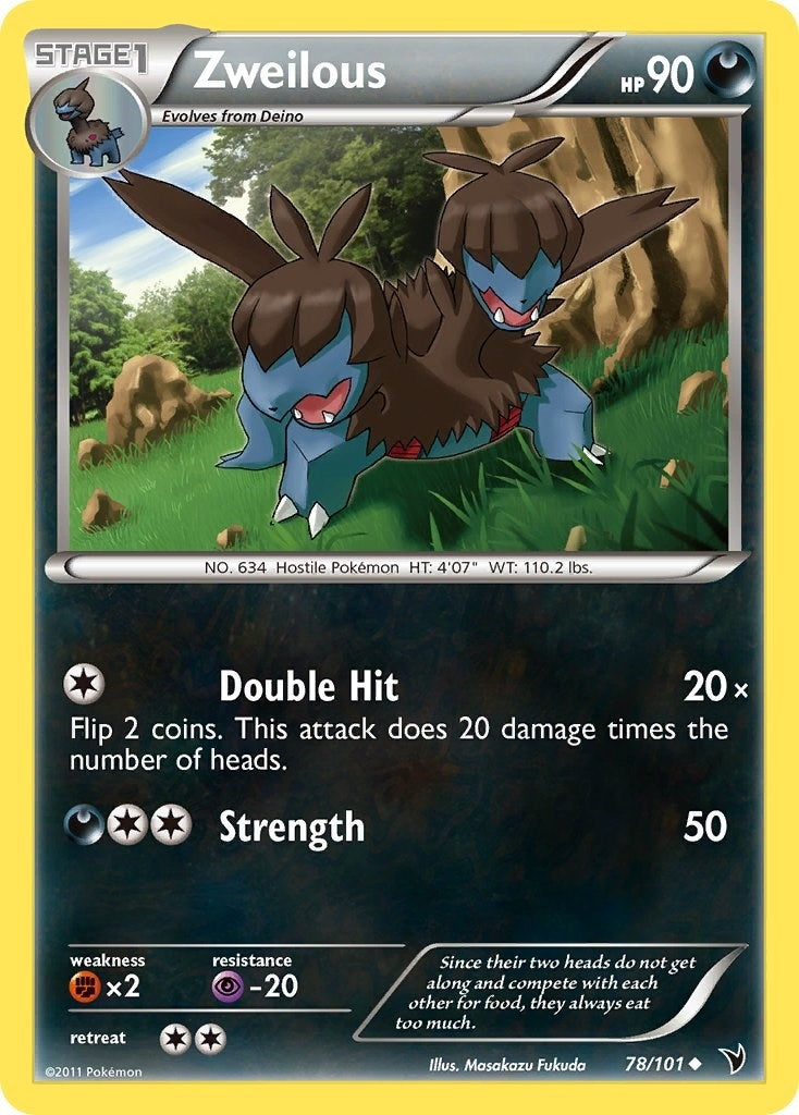 Image for Zweilous (78/101) [Noble Victories] - Pokemon