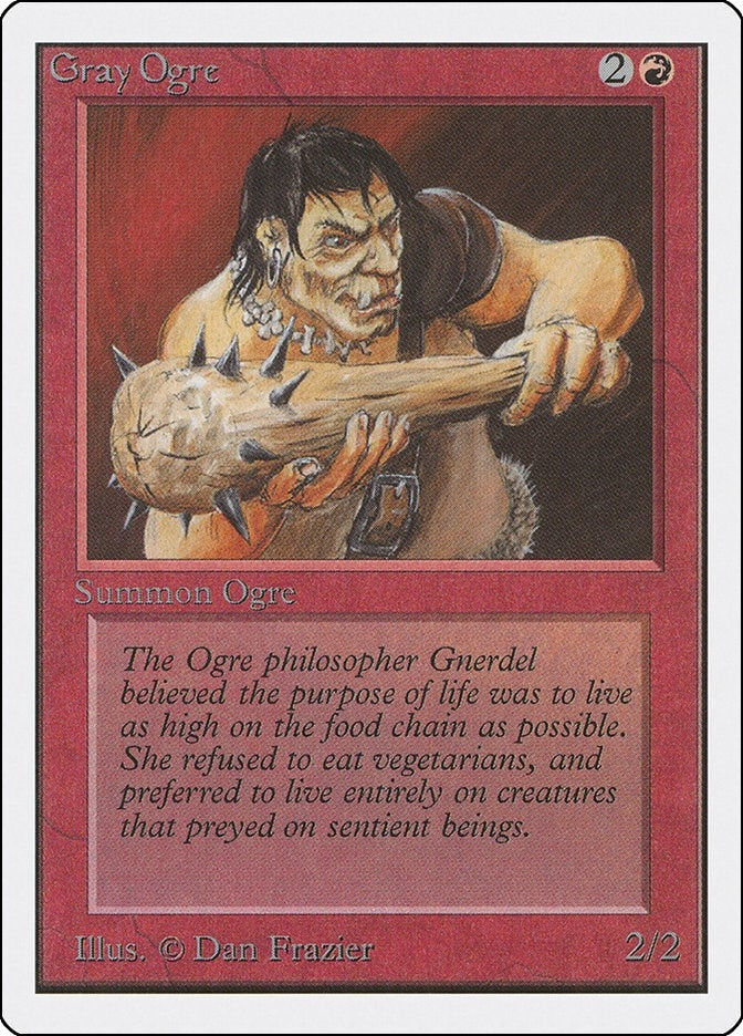 Image for Gray Ogre [Unlimited Edition] - Magic: The Gathering