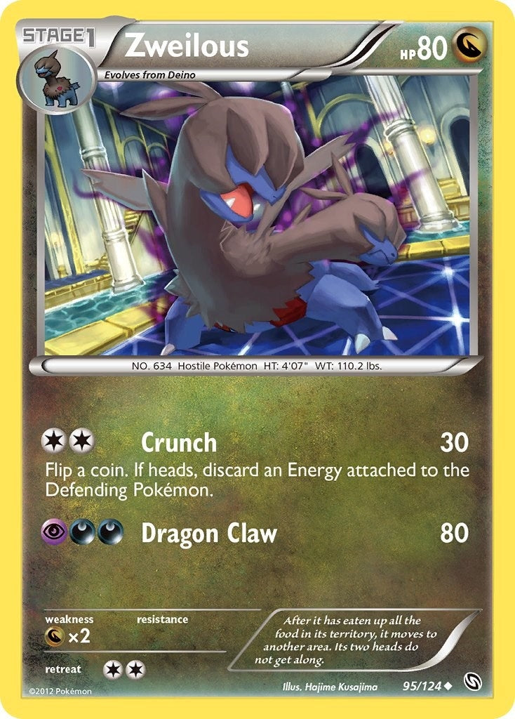 Image for Zweilous (95) (95/124) [Dragons Exalted] - Pokemon