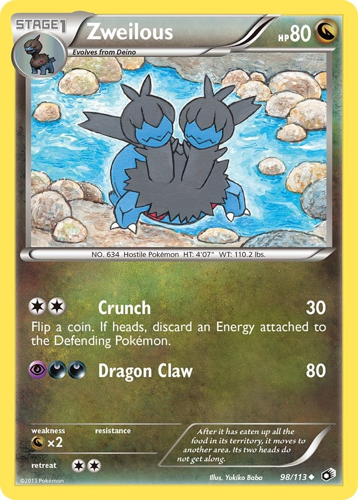 Image for Zweilous (98/113) [Legendary Treasures] - Pokemon