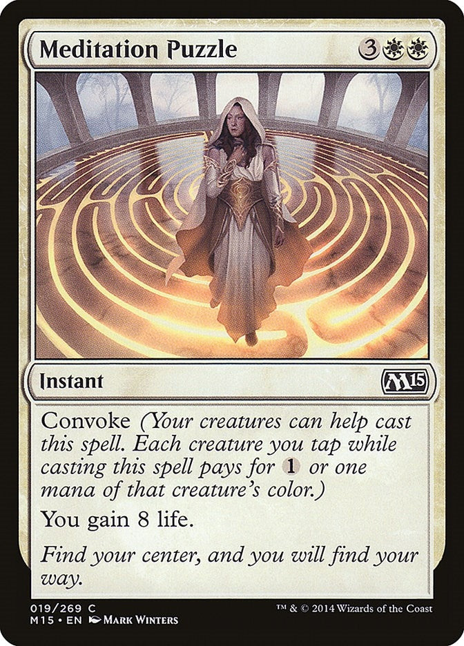 Image for Meditation Puzzle (19) [Magic 2015 (M15)] - Magic: The Gathering