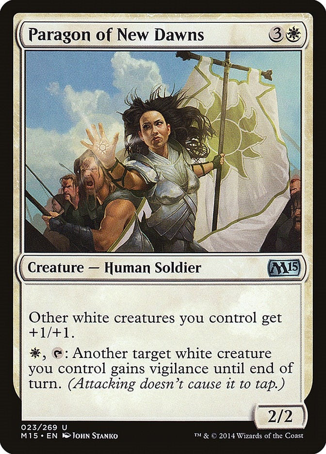 Image for Paragon of New Dawns (23) [Magic 2015 (M15)] - Magic: The Gathering
