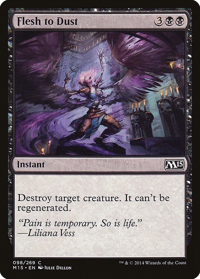 Image for Flesh to Dust (98) [Magic 2015 (M15)] - Magic: The Gathering
