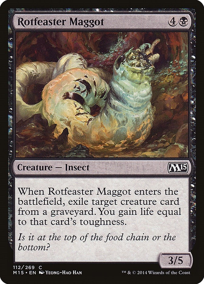 Image for Rotfeaster Maggot (112) [Magic 2015 (M15)] - Magic: The Gathering