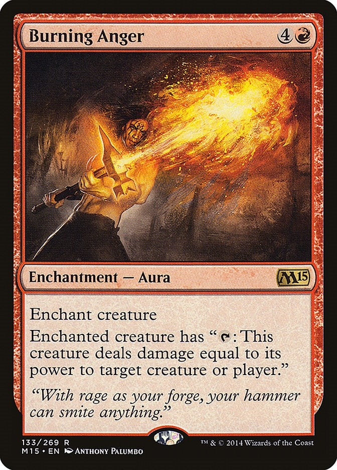 Image for Burning Anger (133) [Magic 2015 (M15)] - Magic: The Gathering