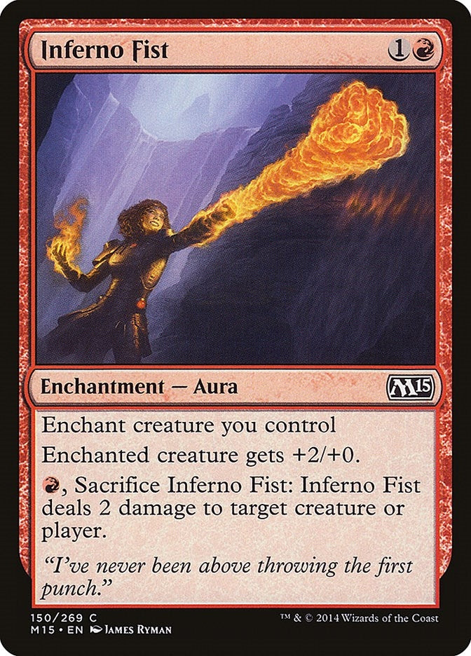 Image for Inferno Fist (150) [Magic 2015 (M15)] - Magic: The Gathering