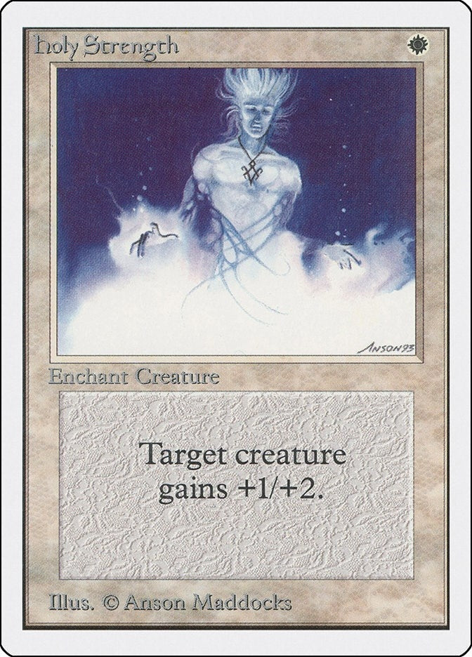 Image for Holy Strength [Unlimited Edition] - Magic: The Gathering