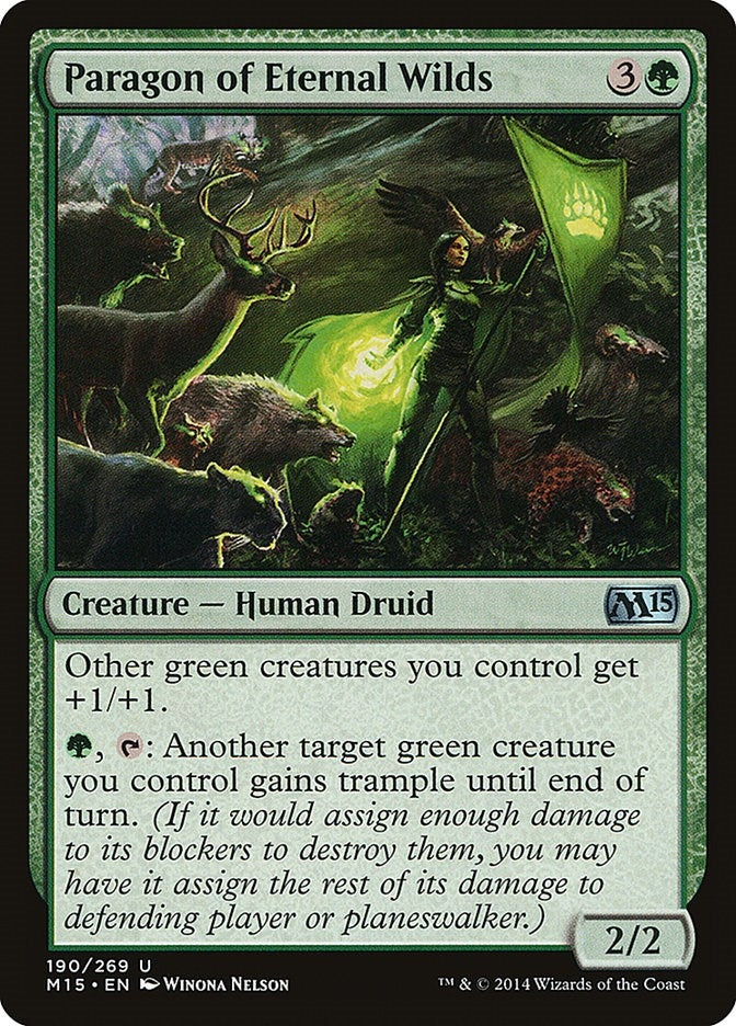 Image for Paragon of Eternal Wilds (190) [Magic 2015 (M15)] - Magic: The Gathering